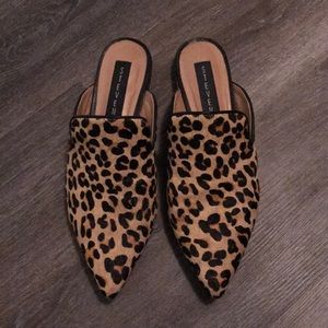 Steve Madden leopard mules